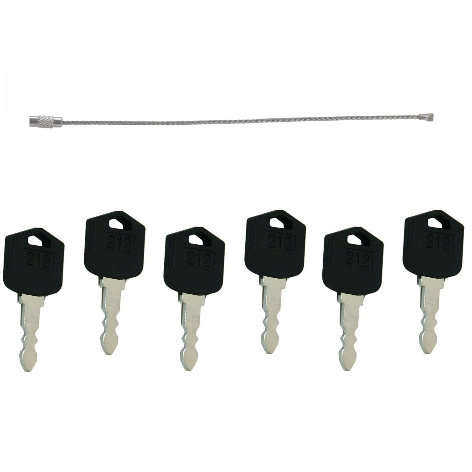 GAOHOU 6PCS Gabelstapler 212 Zündschlüssel Kompatibel mit Doosan & Daewoo Gabelstapler Skid Steer Zündschlüssel Teil NO#D554212 GAOHOU 6PCS Gabelstapler 212 Zündschlüssel Kompatibel mit Doosan & Daewoo Gabelstapler Skid Steer Zündschlüssel Teil NO#D554212 von GAOHOU
