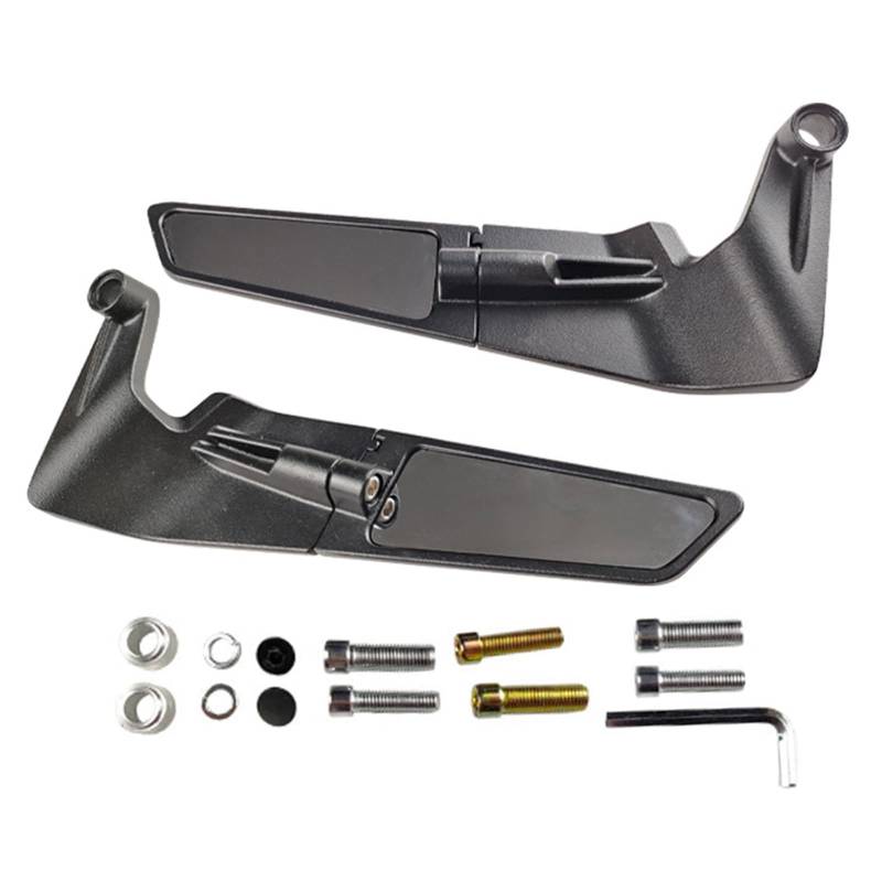 GAOINTELL Aluminium Seitenreflexion Aerodynamic Designs Motorcycle Reflection Reflection Schnelle Installation Zur Modifikation von GAOINTELL