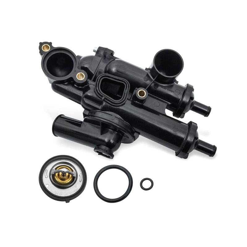 GAOINTELL Ersatzthermostat Mit Gehäuse 68003582ab Motor Kühlmittel Thermostat Gehäuse Baugruppe Autozubehör von GAOINTELL