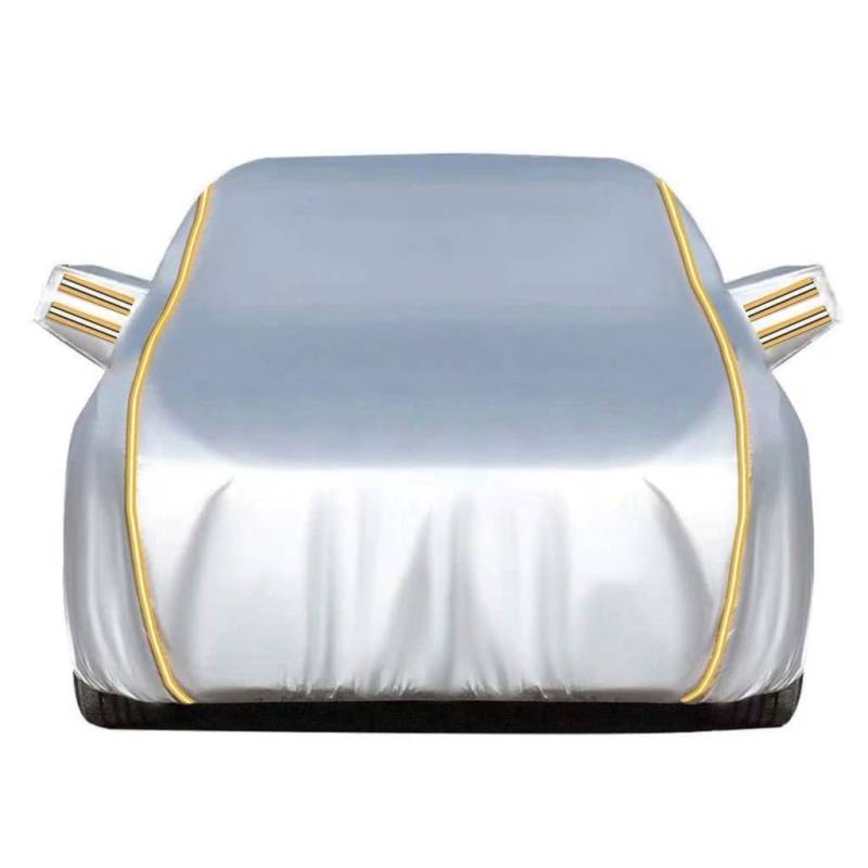 Auto-Abdeckung for Seat Alhambra Allwetter-Winddichte Flammhemmende Auto-Plane Schnee-Regen-Schutz-Auto-Abdeckung (Color : Silver) von GAOOR