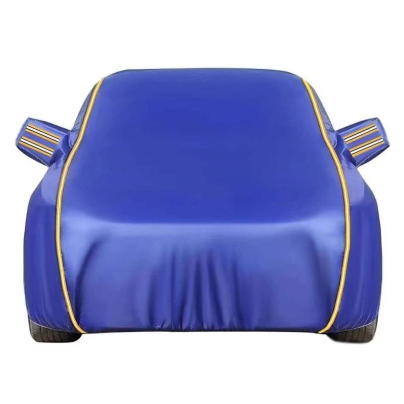 Halbgarage Autoabdeckung for Nissan/Juke Qashqai X-Trail Kicks Murano | Langlebige Staubdichte Autoabdeckung for Den Außenbereich, Vollständiger Sonnenschutz, Wasserdicht (Color : Blue, Size : Juk von GAOOR