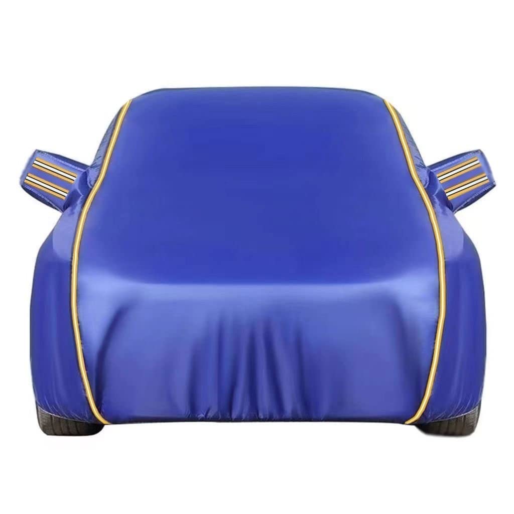 Halbgarage Autoabdeckung for Peugeot 106 107 108 2008 205 | Autoabdeckung Wasserdicht Winddicht Vollgarage Staubdicht UV-Schutz Autoabdeckung (Color : Blue, Size : 107) von GAOOR