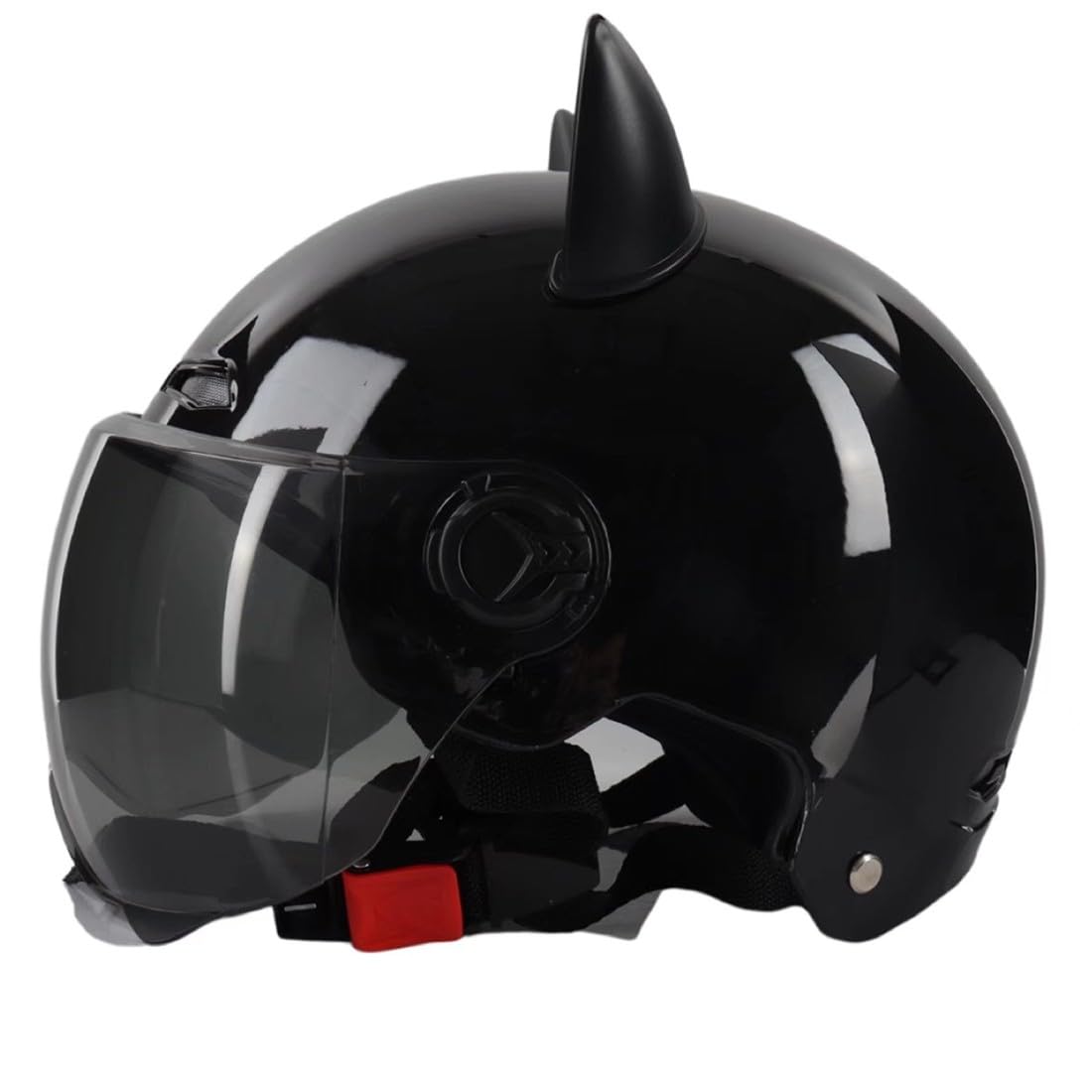 Motorrad-Halb-Jet-Helm, Schutzschalenhelm, Motorrad-Halbhelme, DOT/ECE-Retro-Helm mit offenem Gesicht, Halb-Motorradhelm, Moped-Roller, Erwachsene, Männer und Frauen D,54~61CM von GAORUTO