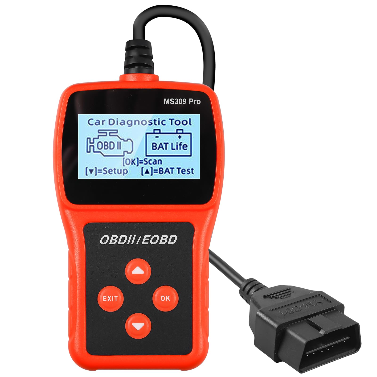 GAOUTO OBD2 Diagnosegerät Auto, Auslesegerät Auto OBD-II Diagnosewerkzeuge Motor Fehlercodeleser, OBD Diagnosegerät, Spannungserkennung, KFZ-Fehlercode-Lesegerät, Fehlercode Auslesegerät für Auto GAOUTO OBD2 Diagnosegerät Auto, Auslesegerät Auto OBD-II Diagnosewerkzeuge Motor Fehlercodeleser, OBD Diagnosegerät, Spannungserkennung, KFZ-Fehlercode-Lesegerät, Fehlercode Auslesegerät für Auto von GAOUTO
