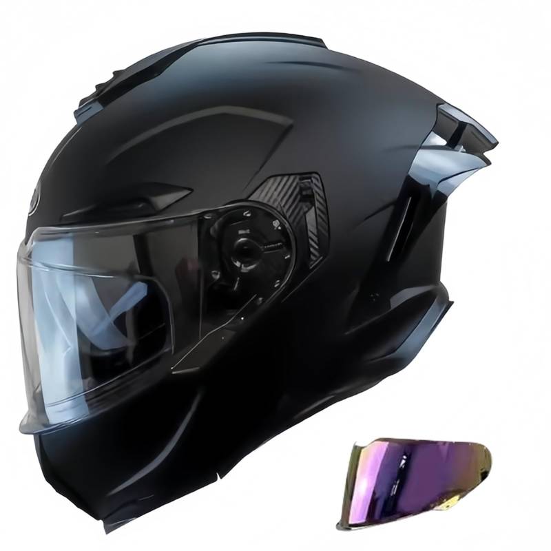Klapphelm Motorradhelm Integralhelm ECE 2205 Zertifiziert Jethelm Mit Sonnenblende Modulare Helm Integralhelm Für Damen Und Herren H,L(57-58CM) von GAOZITAIGZ