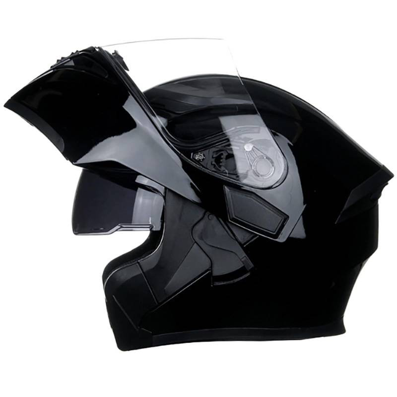 Modularer Motorradhelm Mit Aufklappbarer Vorderseite Integralhelm Für Fahrten In Der Stadt Und Touren ECE/DOT-Geprüft Schnellverschluss-Visier Und Cartoon-Muster A,XXL(63-64CM) von GAOZITAIGZ