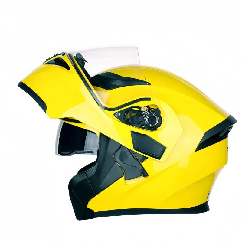 Modularer Motorradhelm Mit Aufklappbarer Vorderseite Integralhelm Für Fahrten In Der Stadt Und Touren ECE/DOT-Geprüft Schnellverschluss-Visier Und Cartoon-Muster G,XXL(63-64CM) von GAOZITAIGZ