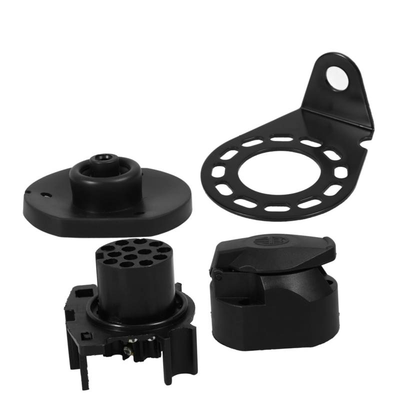 GARVALON 1 Set Anhängerstecker Ersatz Flachanhängerstecker Anhängersteckerstecker Anhängersteckeradapter Anhängerreparaturteil Anhängermontagezubehör Anhängersteckerzubehör von GARVALON