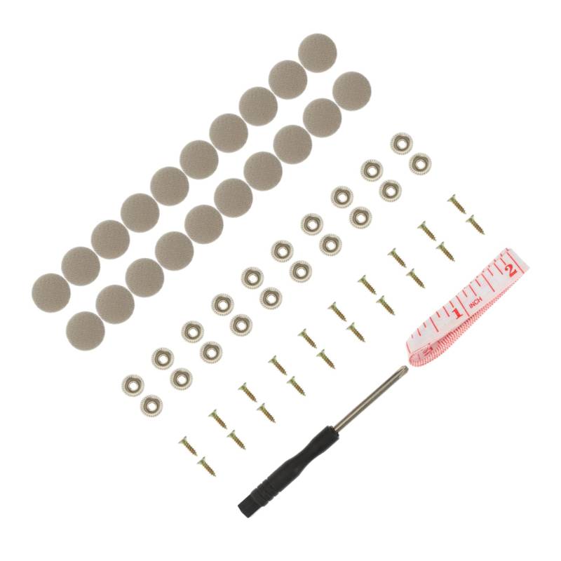 GARVALON 20 Teiliges Deckenreparatur Spannschloss, Dachhimmel Reparatur, Autodach Dachhimmel Reparaturset, Reparaturset Für Durchhängenden Dachhimmel, Auto Innenschnalle, Autodach von GARVALON