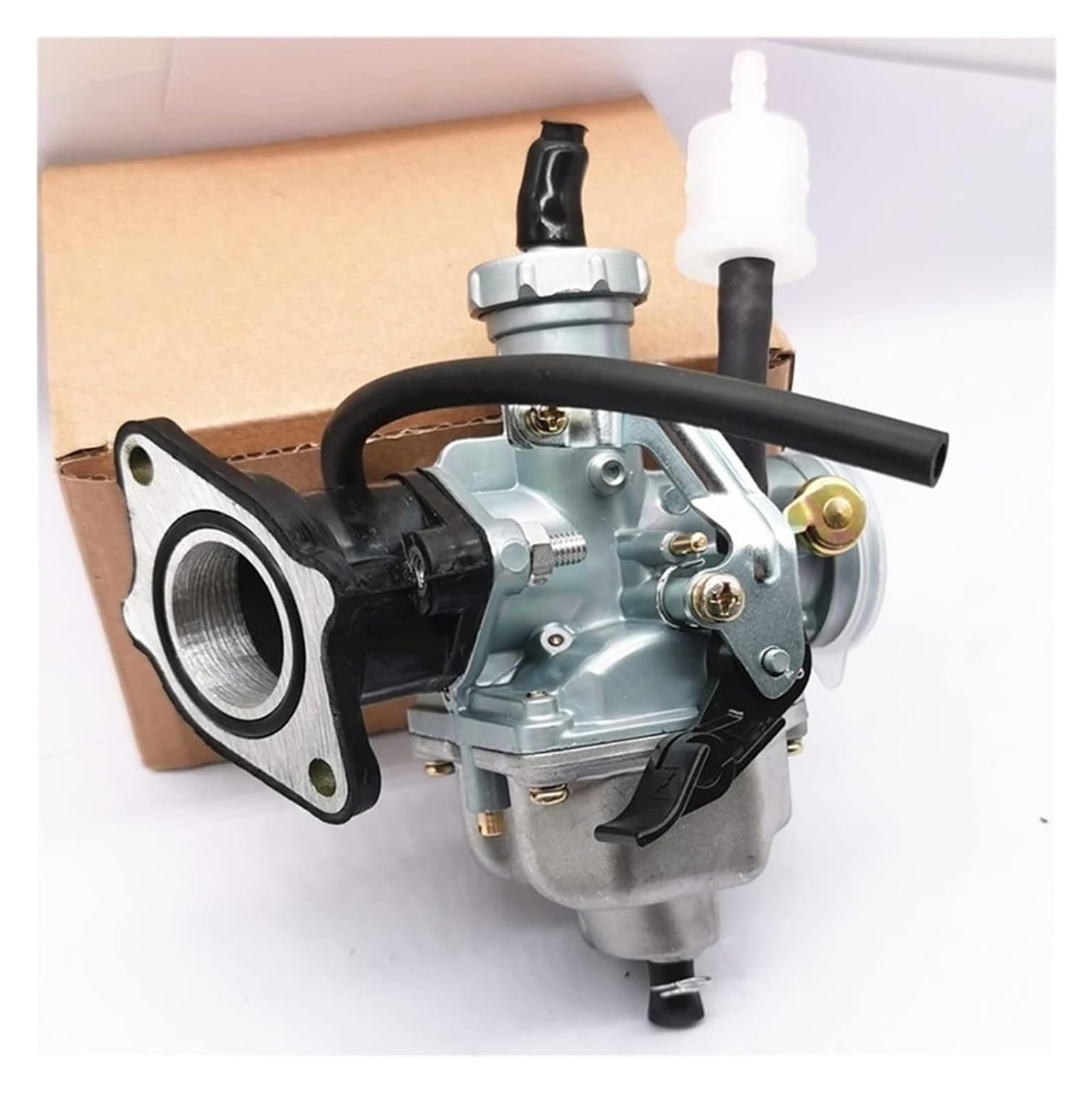 Für ATC185S ATC200 XR200 XL125S 1980–2003 Motorrad-Vergaser-Set Mit Kraftstofffilter Und Ansaugkrümmermanschette Kit Vergaser Für ATC185S ATC200 XR200 XL125S 1980–2003 Motorrad-Vergaser-Set Mit Kraftstofffilter Und Ansaugkrümmermanschette Kit Vergaser von GATAVCTKPY