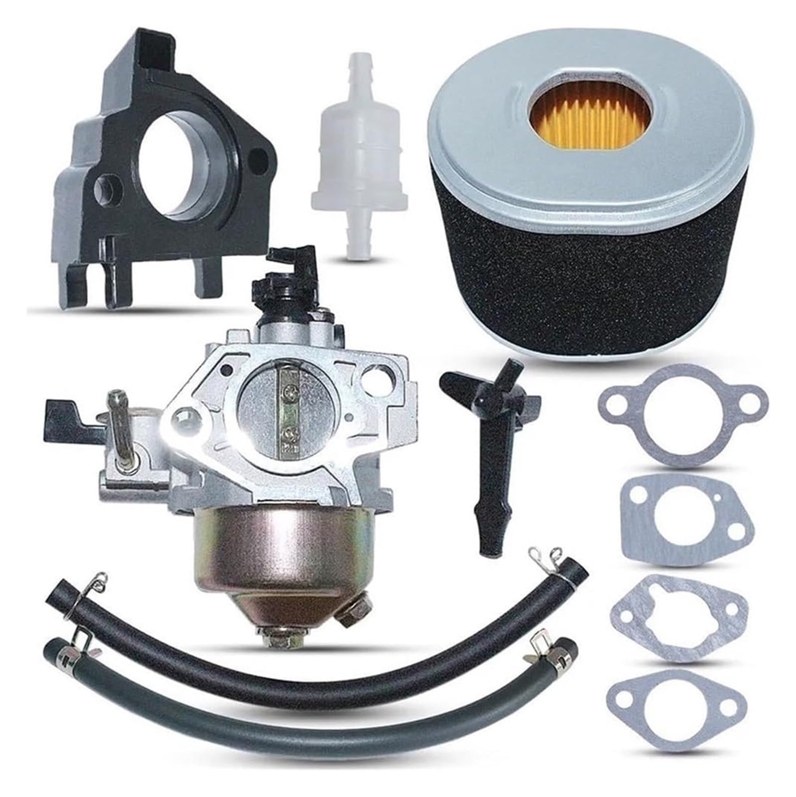 Für GX390 13HP GX 390 188F Rasenmäher Motorteil 16100-ZF6-V01 Vergaser Carb Vergaser Carb Luftfilter Kraftstoffleitung Filterdichtung Kit Vergaser Für GX390 13HP GX 390 188F Rasenmäher Motorteil 16100-ZF6-V01 Vergaser Carb Vergaser Carb Luftfilter Kraftstoffleitung Filterdichtung Kit Vergaser von GATAVCTKPY