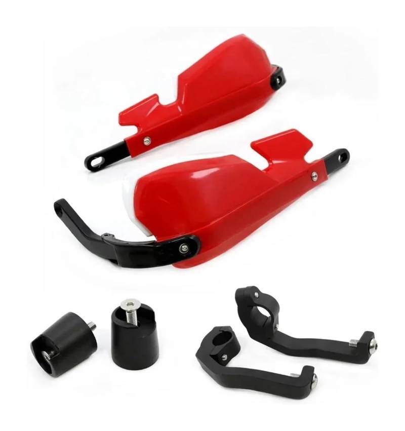 Lenker Handschutz Motorrad Für B&MW R1300GS R 1300 GS 2023 2024 Motorrad Lenker Schutz Handprotektoren Schutz Windschutzscheibe Schutz Hebel(rot) von GATAVCTKPY