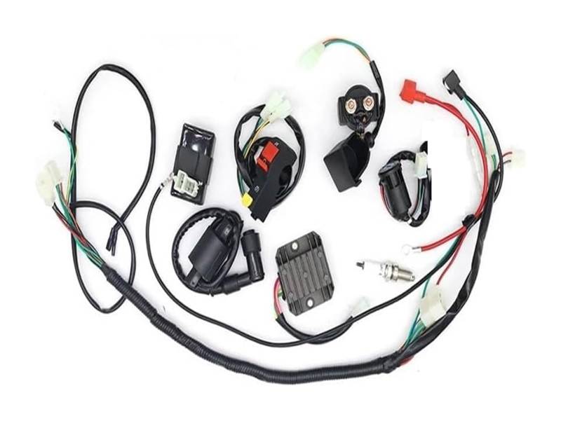 Motorrad Zündspule Für 50cc 110cc 125cc Pit Quad Dirt Bike ATV Motorrad Zündung CDI Gerät Motorrad CDI Kabelbaum Zündspule Gleichrichter Motorradzündung von GATAVCTKPY