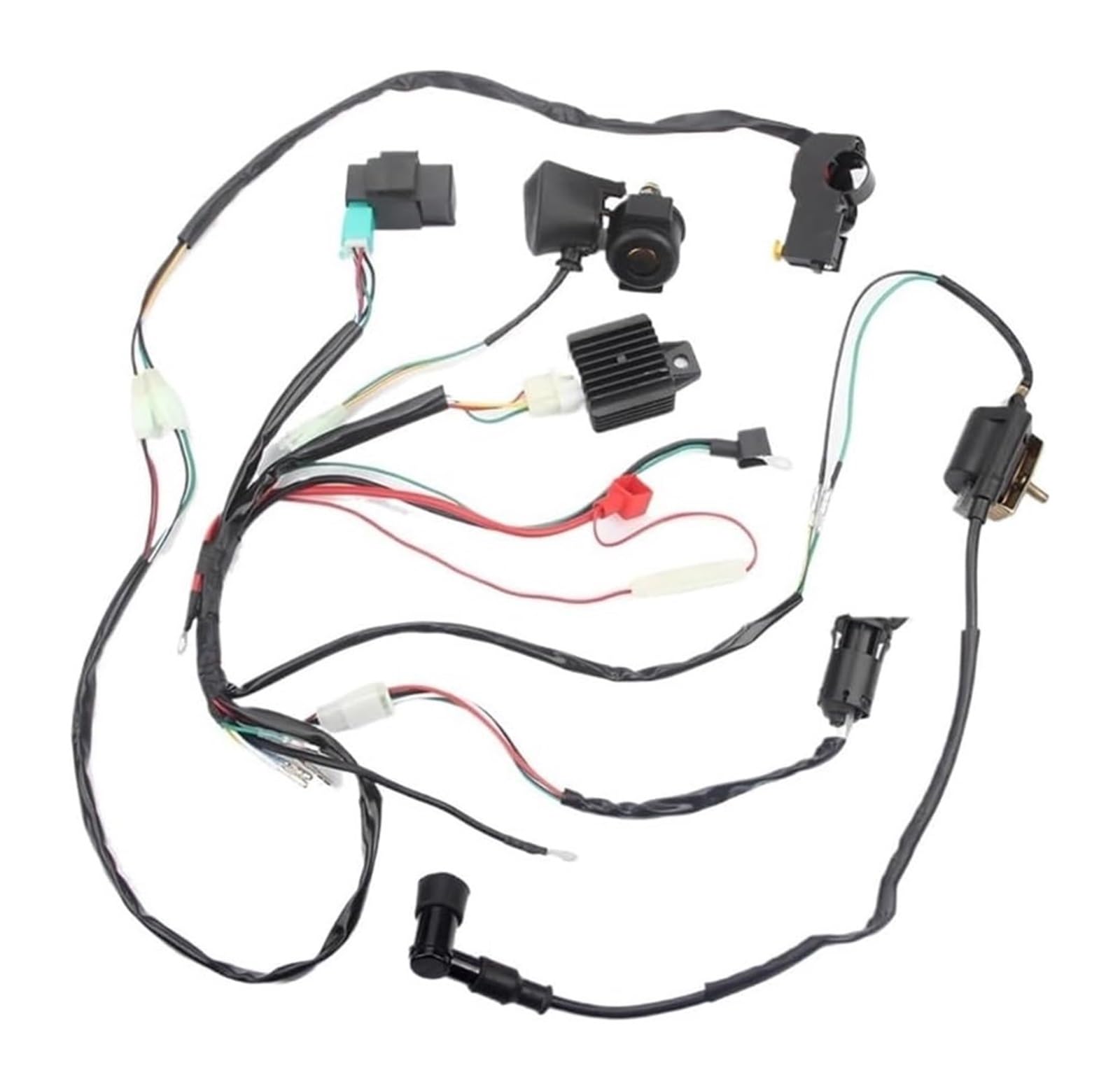 Motorrad Zündspule Für 50cc 70cc 90cc 110cc ATV Quad Motorrad Zündung CDI Gerät Kabelbaum Draht CDI Zündspule Kit Motorradzündung von GATAVCTKPY