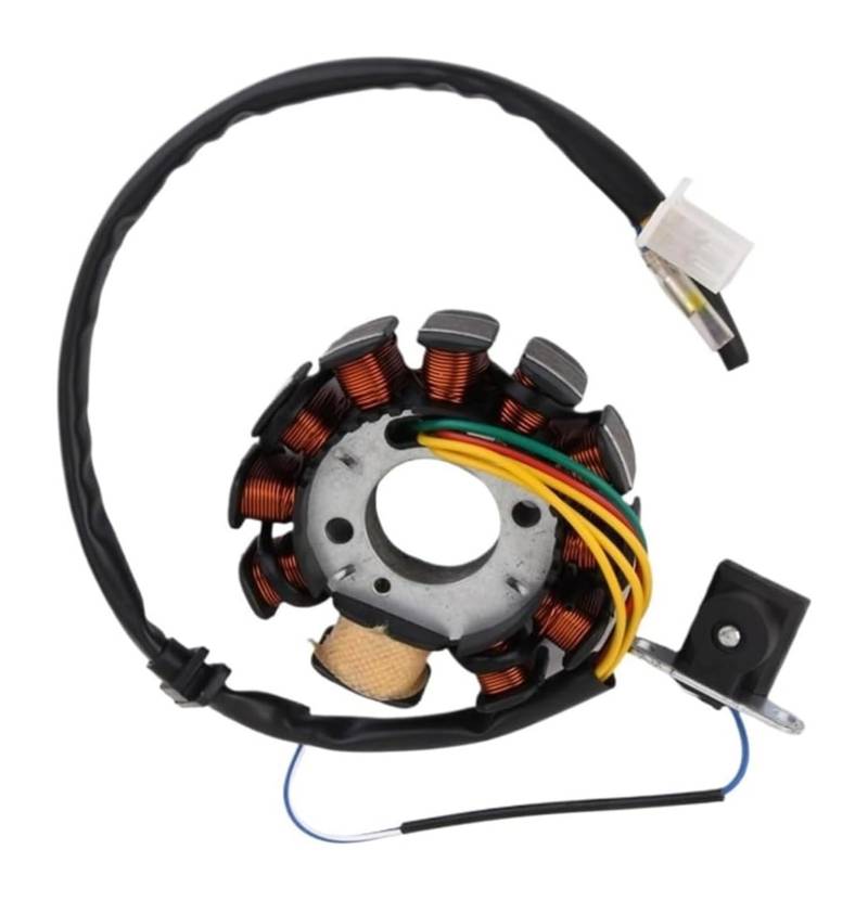Motorrad Zündspule Für GY6 125 150cc Roller Moped Motorrad Motor Generator Lade Spule Motorrad Magnetische Stator 11 Pole 6 Spule Motorradzündung von GATAVCTKPY