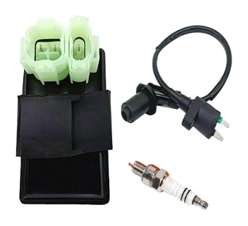 Motorrad Zündspule Für GY6 50-150CC Moped Roller Motorrad CDI Zündung Box Gerät Motorrad Zündung Schalter 6-pin CDI Box Zündgerät Motorradzündung(A-01) von GATAVCTKPY
