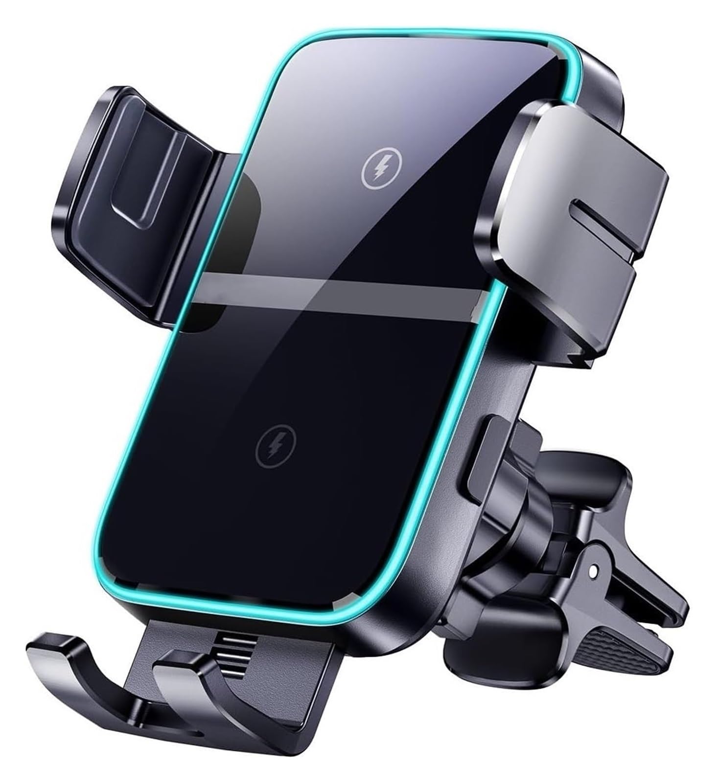 Navigation Halterung Doppelspulen-Autotelefonhalter 15 W Automatischer Telefonhalter Im Auto GPS-Moto-Telefonhalterung Motorrad-Telefonhalterung Navigationshalterung(Air Out) von GATAVCTKPY
