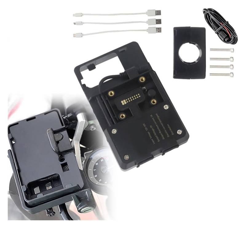 Navigation Halterung Für B&MW F700GS F800GS F750GS F850GS F650GS Motorrad USB-Ladegerät Handyhalter Ständer Halterung Navigationshalterung Navigationshalterung(USB 22mm Clip) von GATAVCTKPY