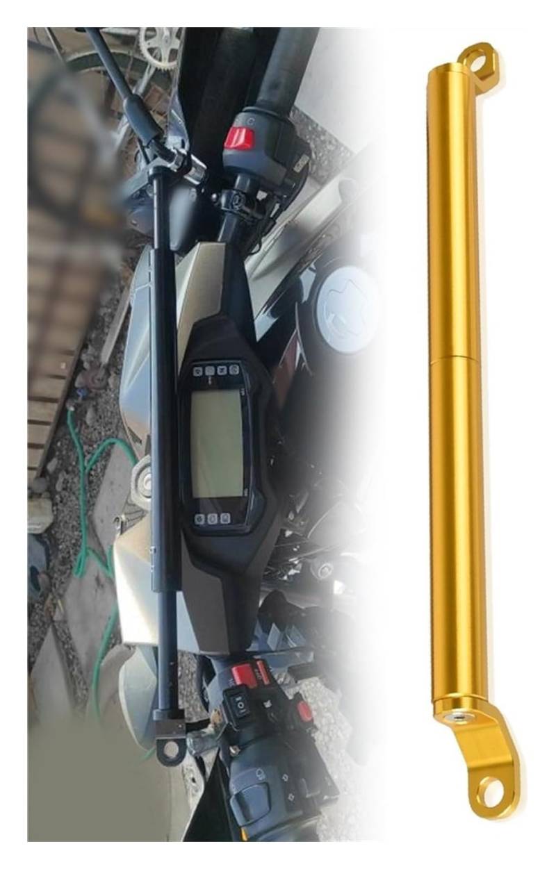 Navigation Halterung Für B&MW F800GS R1200GS R1250GS Für Adventure R 1200 1250 GS Verstellbare Querstrebe Lenker Balance Bar Navigationshalterung Navigationshalterung(B Gold) von GATAVCTKPY