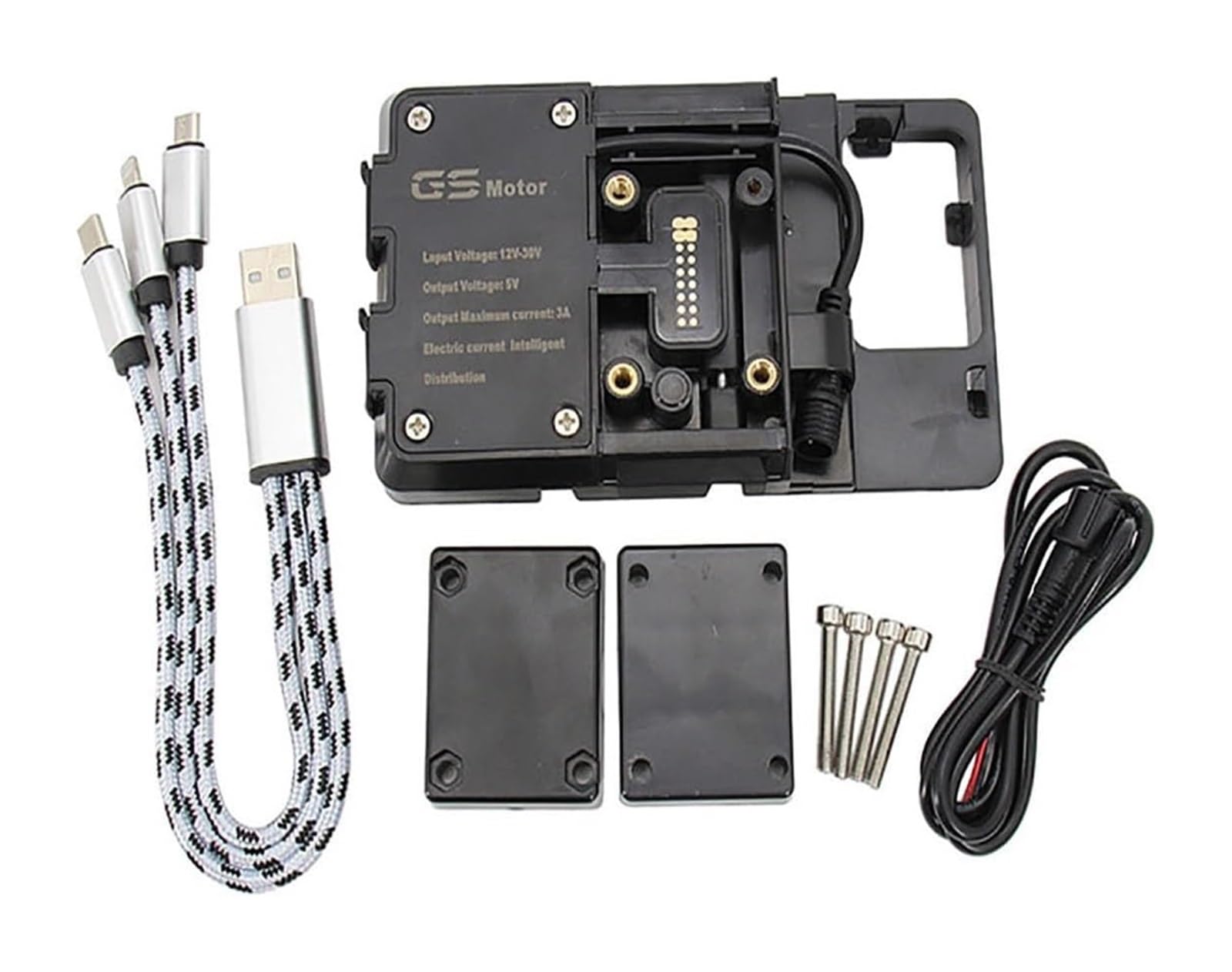 Navigation Halterung Für B&MW Für R 1200 RT R1200RT Unten 2009 Navigation Halterung Motorrad GPS Navigator USB Lade Telefon Halter Navigationshalterung(02-Phone Bracket) von GATAVCTKPY