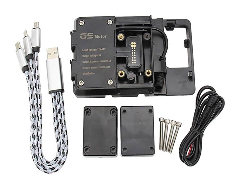 Navigation Halterung Für B&MW Für R 1200 RT R1200RT Unten 2009 Navigation Halterung Motorrad GPS Navigator USB Lade Telefon Halter Navigationshalterung(02-Phone Bracket) von GATAVCTKPY
