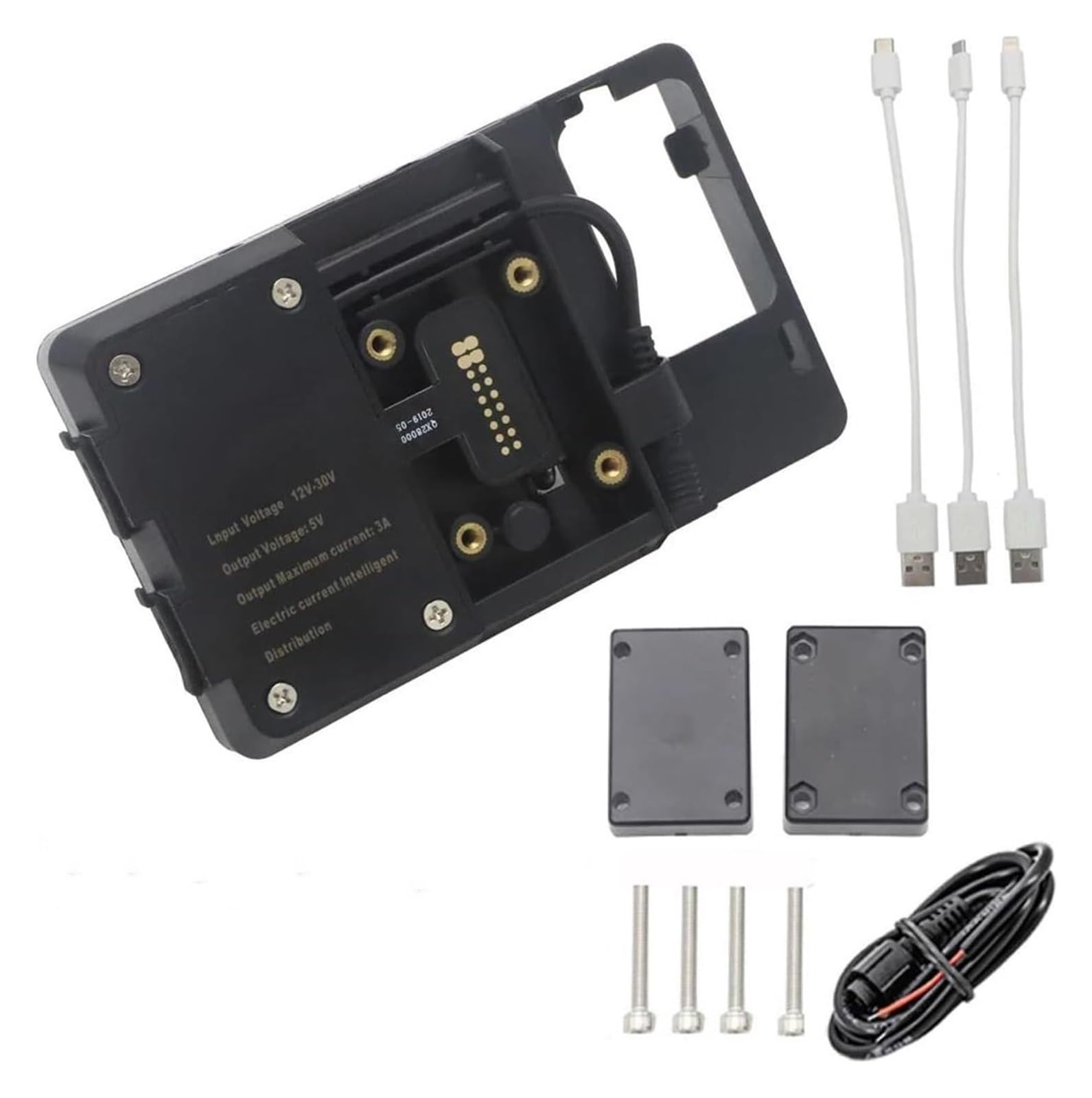 Navigation Halterung Für B&MW Für R1200GS Für R1250GS 2013-2020 Motorrad Drahtlose Lade GPS Handy Halter Stehen Navigation Halterung Navigationshalterung(USB Charging Only) von GATAVCTKPY