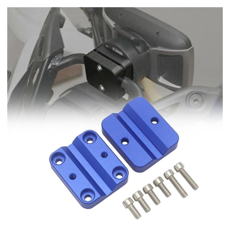 Navigation Halterung Für B&MW R1200GS LC ADV R1250GS S1000XR CRF1000L Motorrad Schwarz Telefon GPS Navigation Halter Halterung 12mm/16mm Navigationshalterung(Blau) von GATAVCTKPY