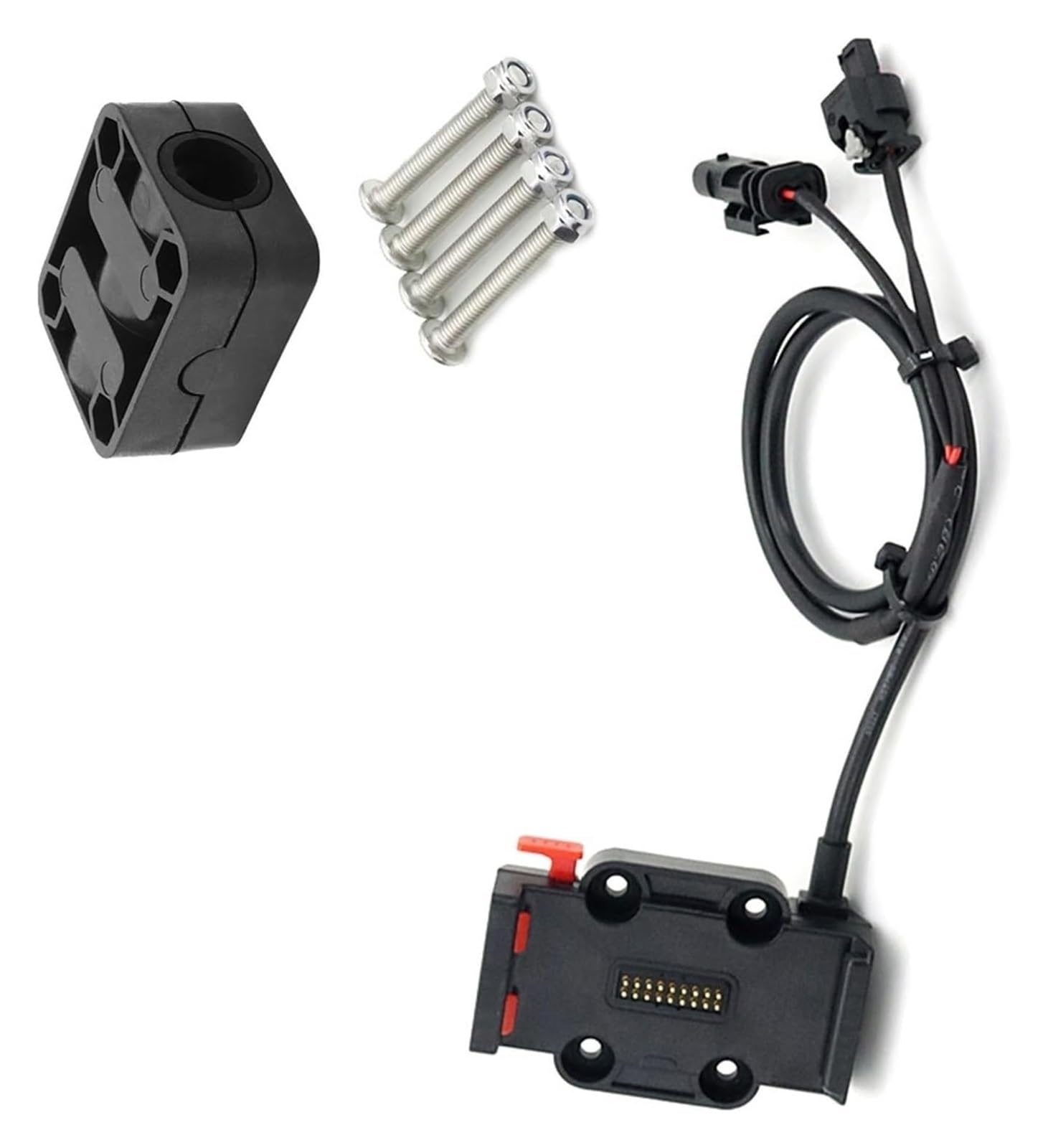 Navigation Halterung Für B&MW R1200GS R1250GS ADV S1000XR F750GS F850GS F900R Motorrad USB Handy GPS Navigation Halterung Drahtlose Lade Unterstützung Navigationshalterung(Red - 16mm) von GATAVCTKPY