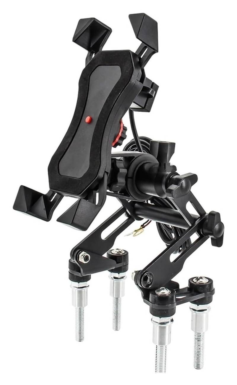 Navigation Halterung Für B&MW R1200R R1200RS R1250R R1250RS LC Motorrad Einstellbare Verlängern Ständer Halter Handy GPS Navigation Platte Halterung Navigationshalterung(with USB Set B) von GATAVCTKPY