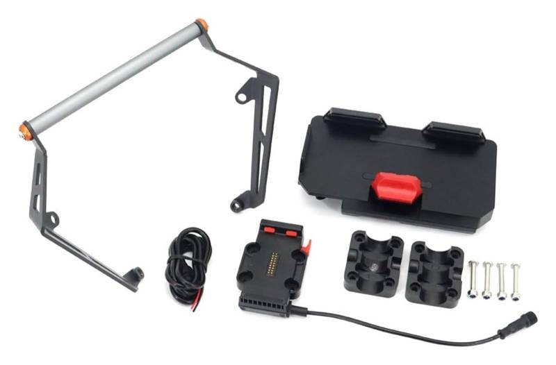 Navigation Halterung Für B&enelli Für TRK702 Für TRK702 X 2022- Motorrad GPS Telefon Halter USB Drahtlose Ladegerät Navigation Halterung Ständer Navigationshalterung(12mm - 1 Set) von GATAVCTKPY