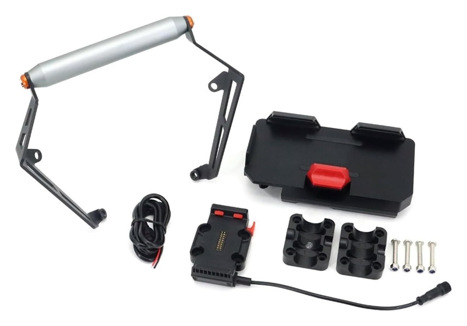 Navigation Halterung Für B&enelli Für TRK702 Für TRK702 X 2022- Motorrad GPS Telefon Halter USB Drahtlose Ladegerät Navigation Halterung Ständer Navigationshalterung(22mm - 1 Set) von GATAVCTKPY