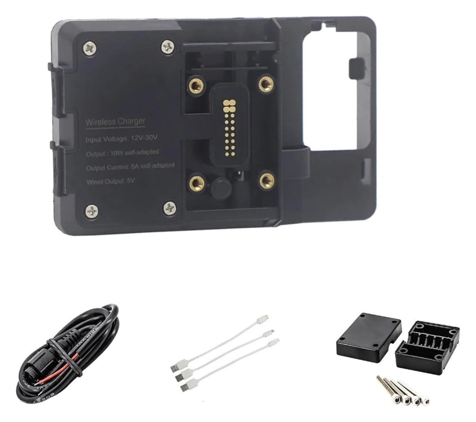 Navigation Halterung Für C&FMOTO 800MT 800 MT MT800 GPS Telefon Montieren USB Drahtlose Lade Navigation Halterung Halter Stehen Motorrad Zubehör Navigationshalterung(Wireless Charger) von GATAVCTKPY
