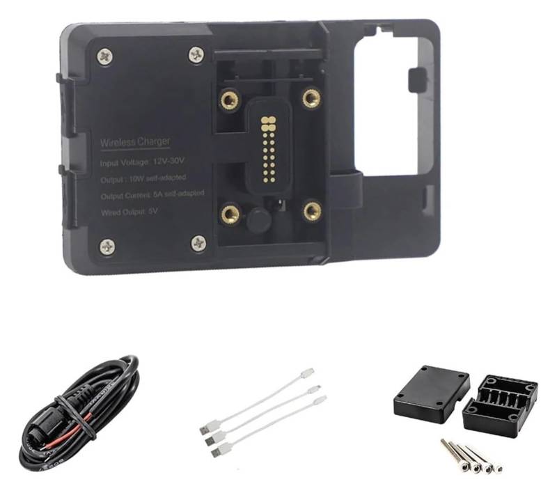 Navigation Halterung Für C&FMOTO 800MT 800 MT MT800 GPS Telefon Montieren USB Drahtlose Lade Navigation Halterung Halter Stehen Motorrad Zubehör Navigationshalterung(Wireless Charger) von GATAVCTKPY