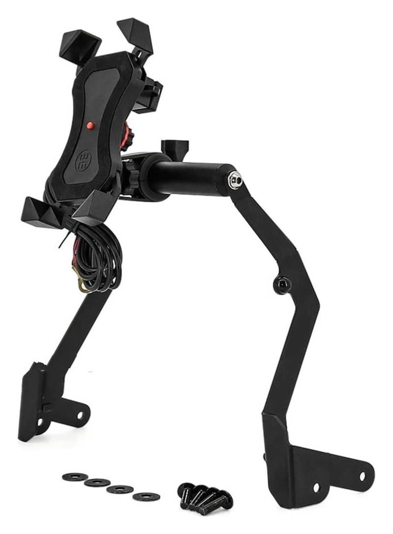 Navigation Halterung Für CRF1100L Für Afrika Für Twin Für Adventure Sports 2020 - Motorrad Vorne Telefon Ständer Halter Telefon GPS Navigaton Platte Halterung Navigationshalterung(USB Charging B) von GATAVCTKPY
