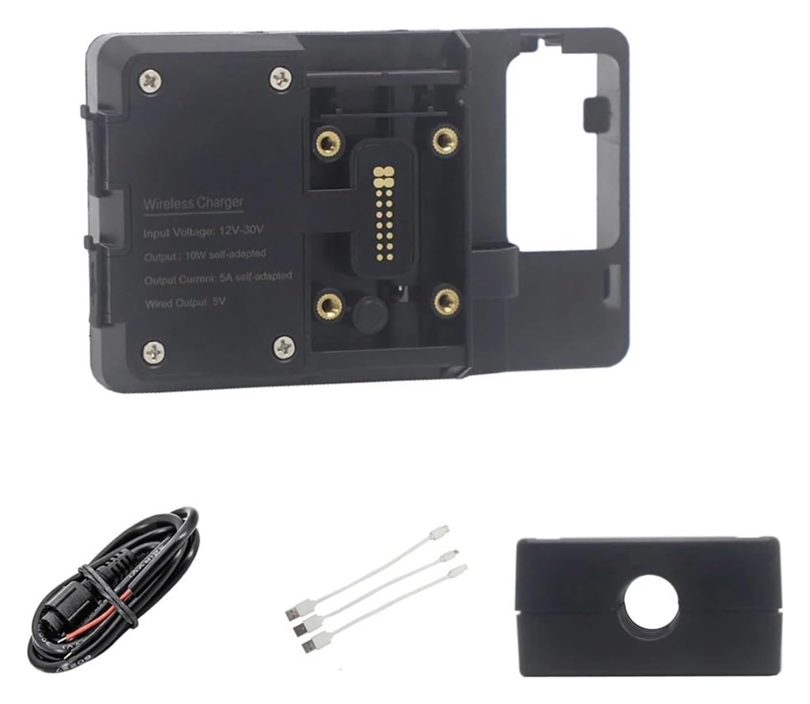 Navigation Halterung Für D&UCATI Für Multistrada V4 S V4s 2021 Motorrad Handy GPS Halterung Navigation Halterung USB Und Drahtlose Ladestation Navigationshalterung(Wireless 12mm Clip) von GATAVCTKPY