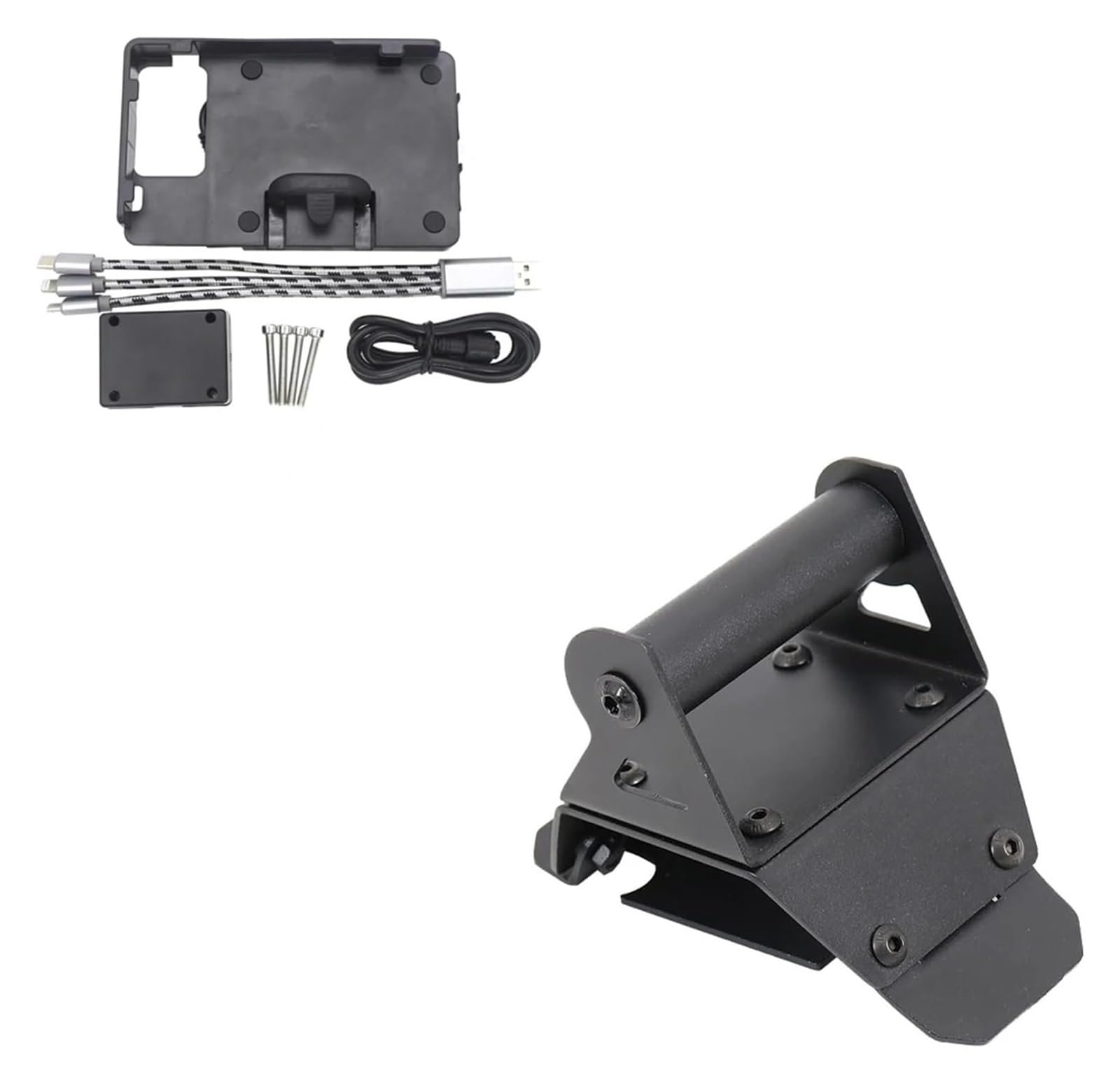 Navigation Halterung Für FO&RZA 350 Motorrad Zubehör Smartphone-Navigation GPS Platte Halterung Anzupassen Halter Kit Motorrad Telefon Halterung Navigationshalterung(B and 22mm) von GATAVCTKPY