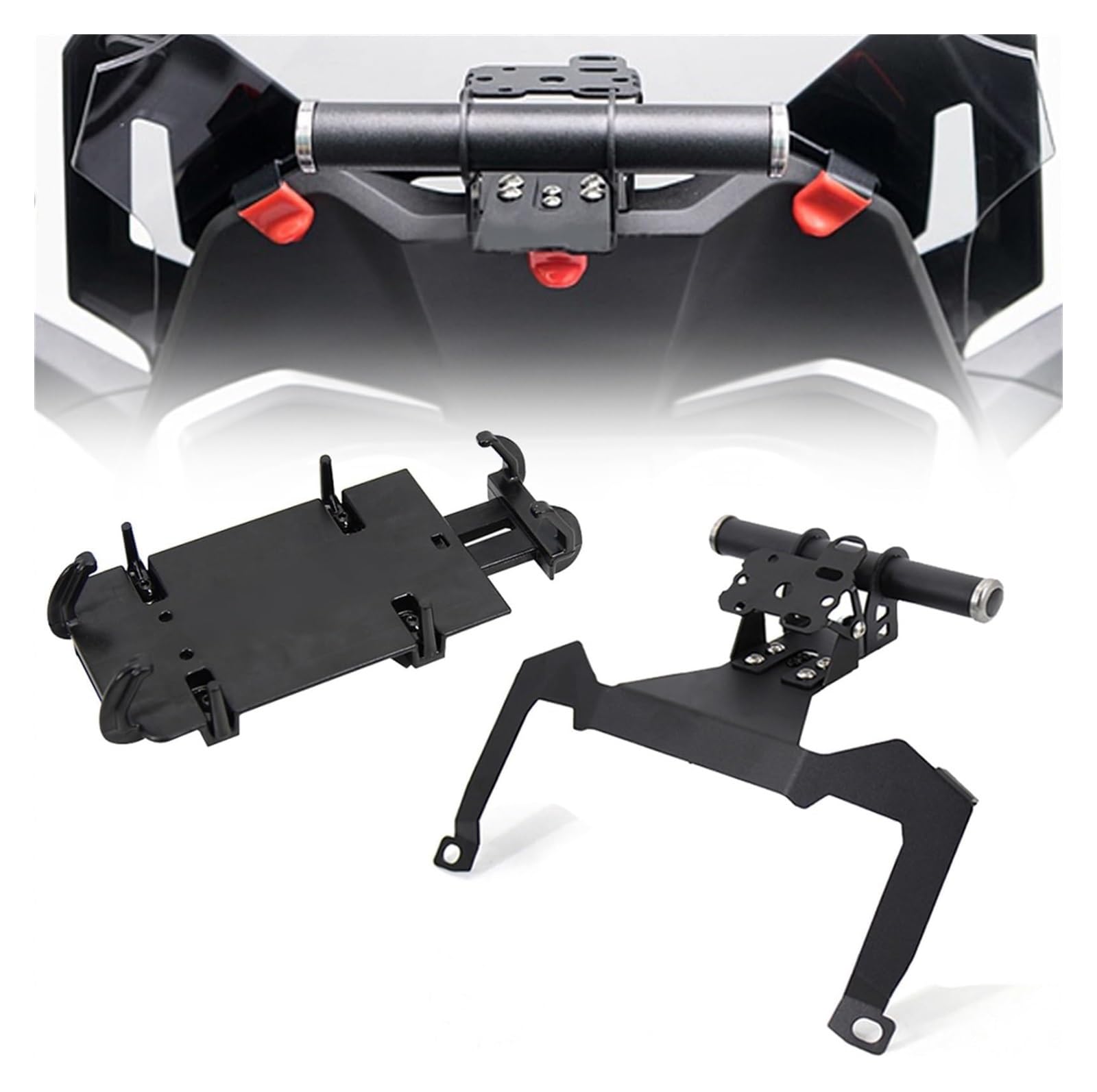 Navigation Halterung Für Forza350 Für Forza125 2020 2021 2022 Telefon Halter Stehen GPS Navigator Platte Halterung Zubehör Motorrad Navigationshalterung(B) von GATAVCTKPY