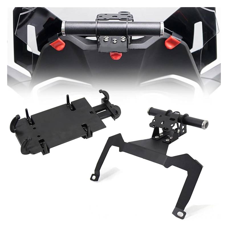 Navigation Halterung Für Forza350 Für Forza125 2020 2021 2022 Telefon Halter Stehen GPS Navigator Platte Halterung Zubehör Motorrad Navigationshalterung(B) von GATAVCTKPY