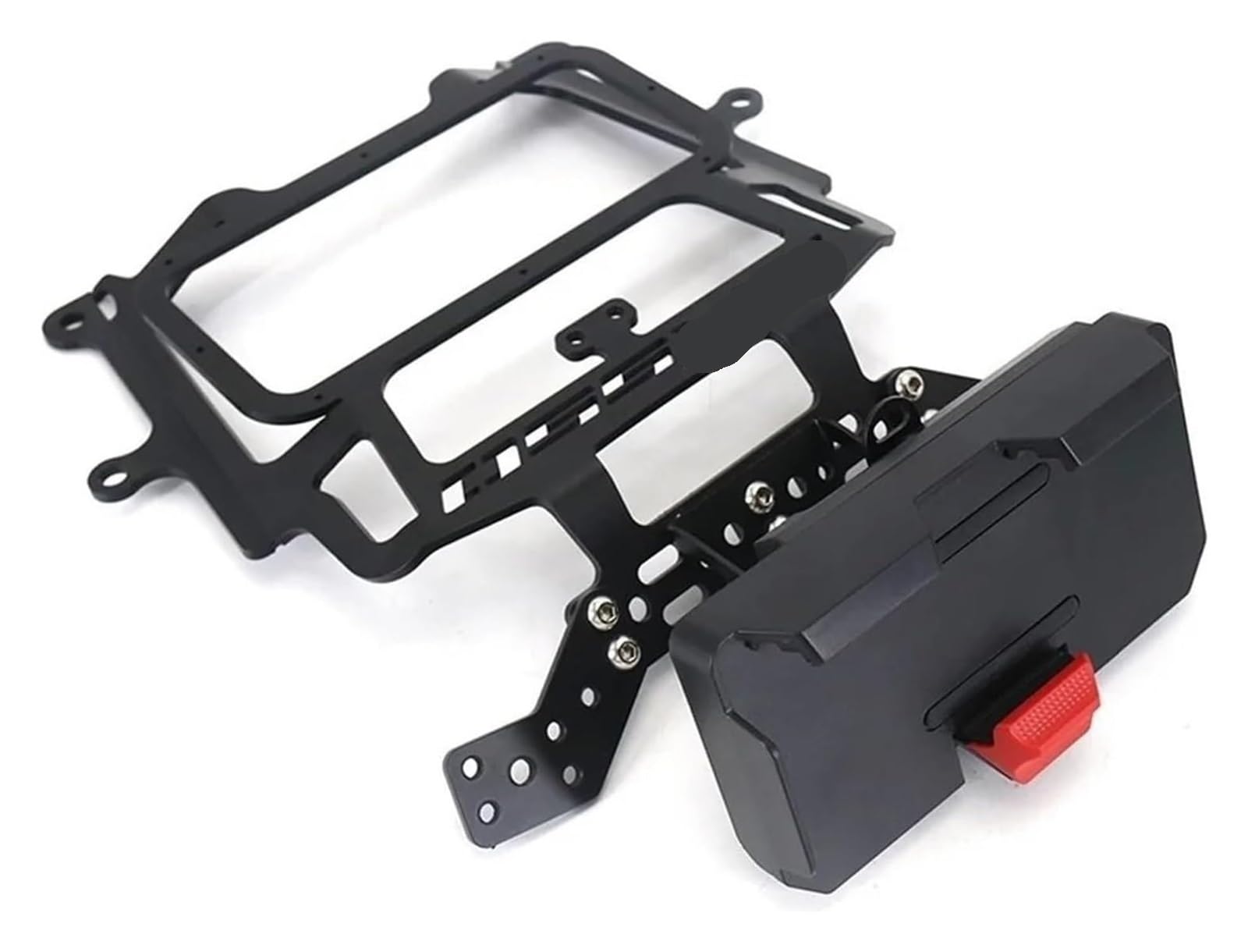 Navigation Halterung Für K&YMCO AK 550 AK550 AK-550 2017-2022 Motorrad GPS Navigation Halter Handy Unterstützung Stehen Windschutzscheibe Halterung Navigationshalterung(A Set) von GATAVCTKPY