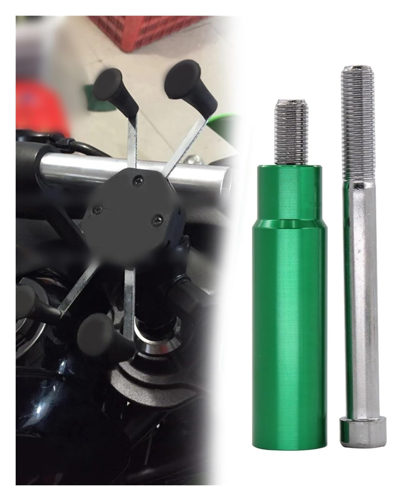 Navigation Halterung Für Kawa&saki Für Ninja 650 2017-2020 GPS Navigation Lenker Halterung Erweiterung Motorrad Bar Unterstützung Adapter Navigationshalterung(Green B) von GATAVCTKPY