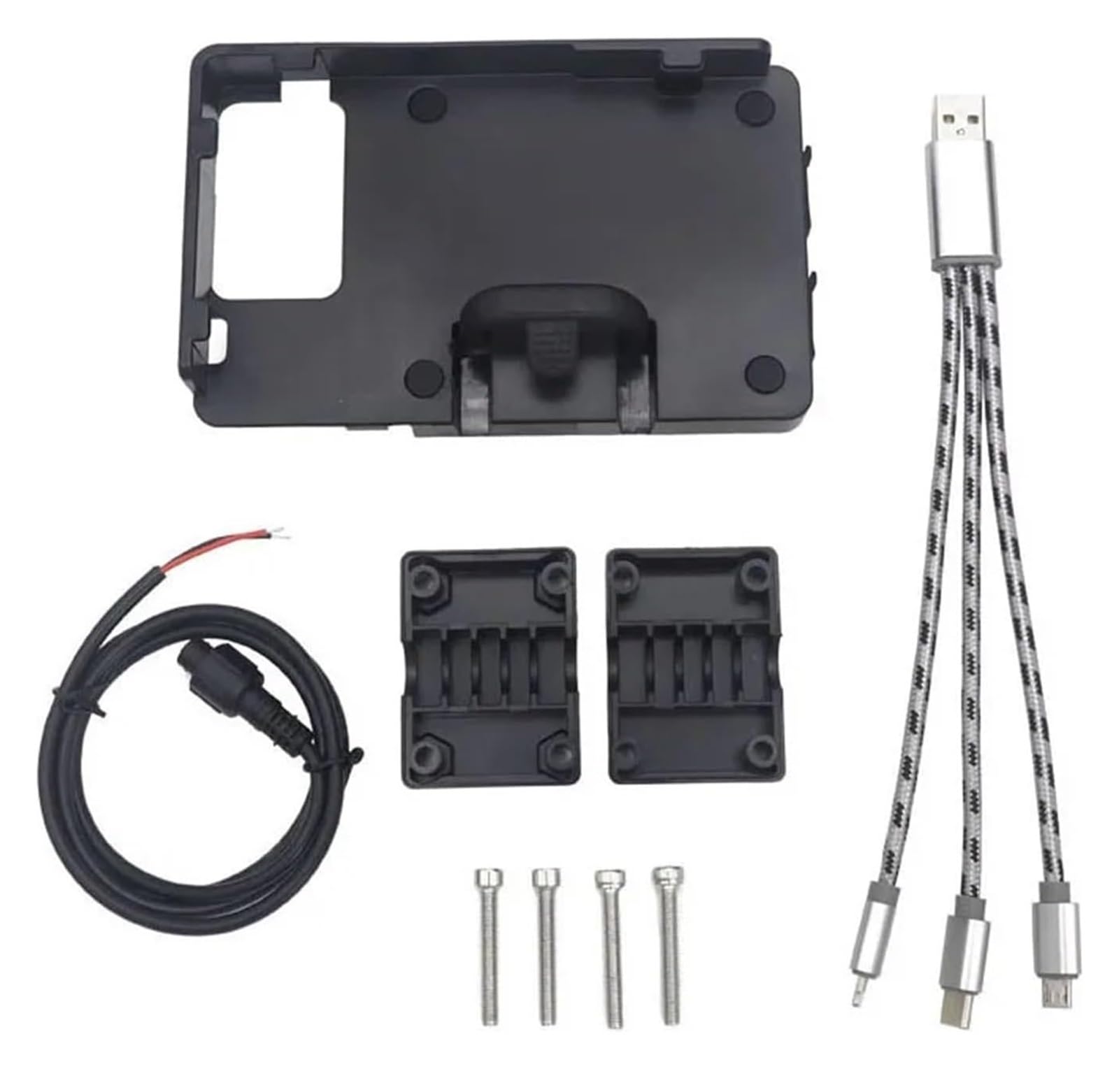 Navigation Halterung Für Kawa&saki J 300 J300 2013-2021 Motorrad Telefon GPS Navigation Halterung USB Drahtlose Ladestation Anzupassen Halter Kit Navigationshalterung(USB Charging) von GATAVCTKPY
