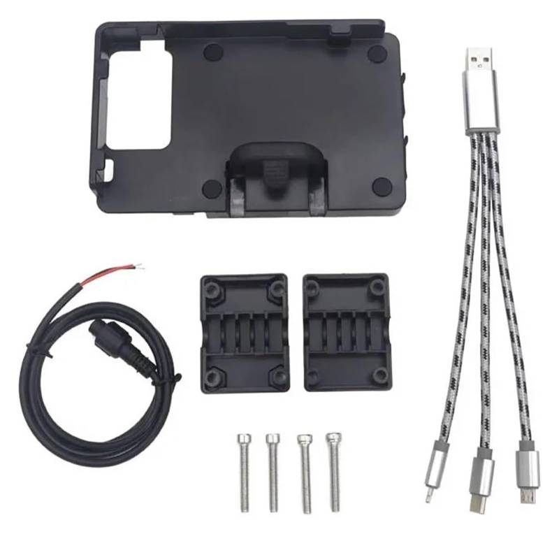 Navigation Halterung Für Kawa&saki J 300 J300 2013-2021 Motorrad Telefon GPS Navigation Halterung USB Drahtlose Ladestation Anzupassen Halter Kit Navigationshalterung(USB Charging) von GATAVCTKPY