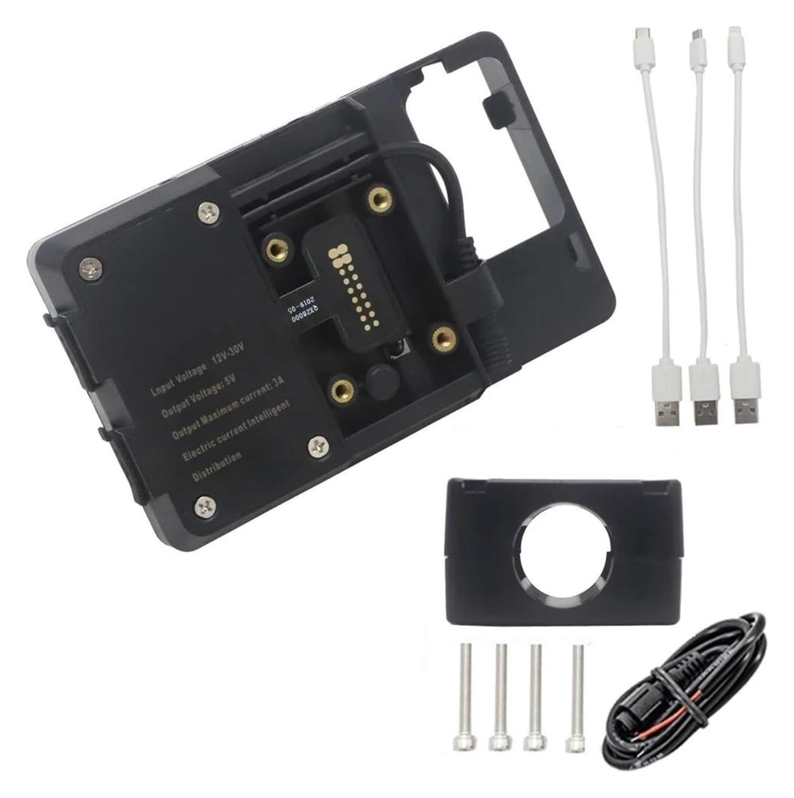 Navigation Halterung Für NC750X NC 750X750X 2021 Motorrad Telefon GPS Montieren Drahtlose Lade Windschutzscheibe Navigation Halterung Ständer Halter Navigationshalterung(USB Charge) von GATAVCTKPY