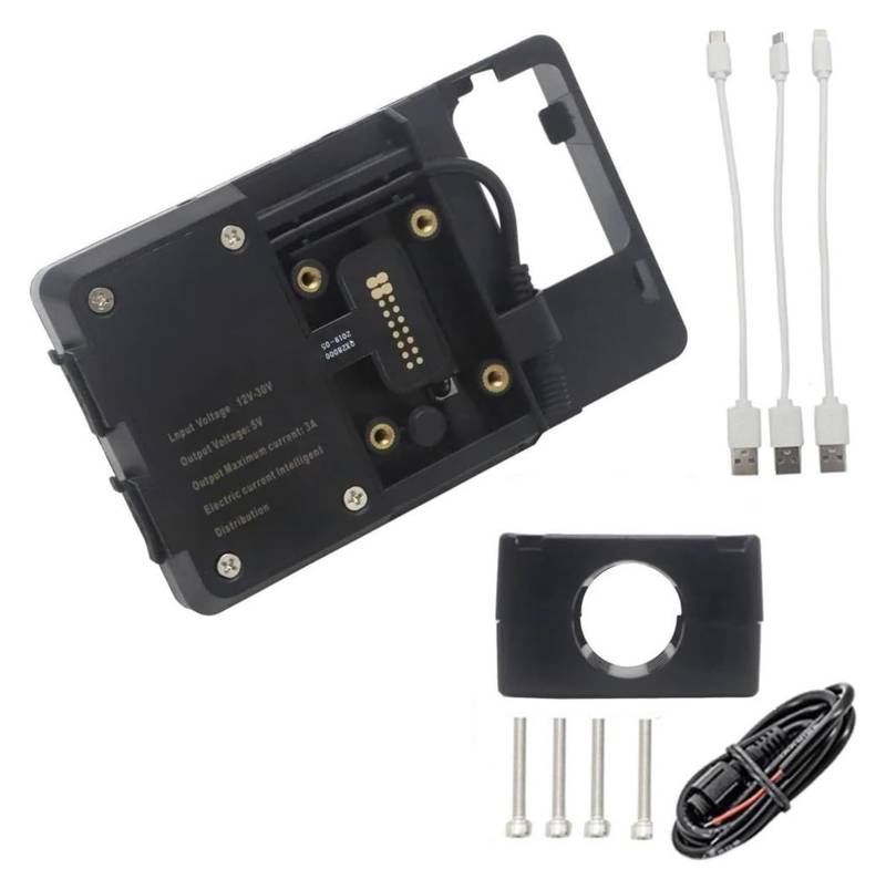 Navigation Halterung Für NC750X NC 750X750X 2021 Motorrad Telefon GPS Montieren Drahtlose Lade Windschutzscheibe Navigation Halterung Ständer Halter Navigationshalterung(USB Charge) von GATAVCTKPY