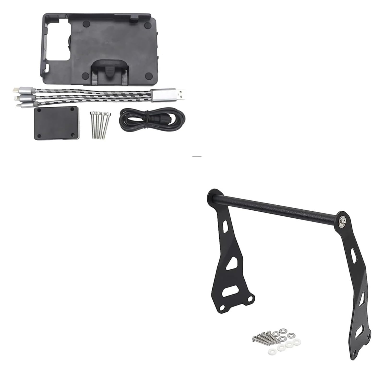 Navigation Halterung Für ROYAL Für Enfield Für Himalayan 2016-2020 Motorrad Windschutzscheibe Ständer Halter Telefon Handy GPS Navigation Platte Halterung Navigationshalterung(B and 12mm) von GATAVCTKPY