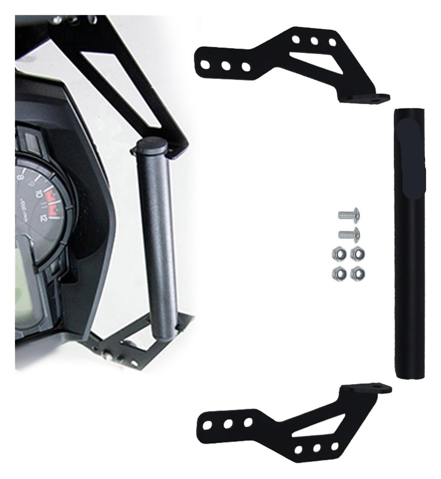 Navigation Halterung Für Suz&uki DL650 Für V&Strom 650 XT 650XT Für V&Strom DL 650 Motorrad Telefon Halter Stehen GPS Navigation Platte Halterung Zubehör Navigationshalterung(1) von GATAVCTKPY