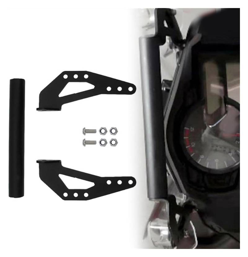 Navigation Halterung Für Suz&uki Für VStrom/DL 1000 DL1000 ABS 2014-2019 Motorrad GPS Smartphone Navigation Halterung Anzupassen Halter Zubehör Navigationshalterung(Schwarz) von GATAVCTKPY
