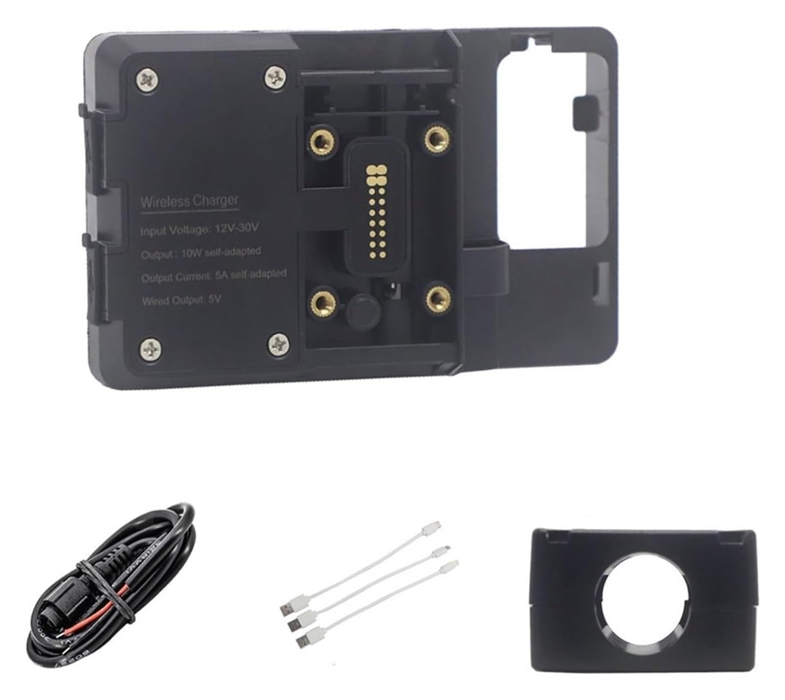 Navigation Halterung Für T-MAX 560 530 SX/DX 2017-2021 Motorrad Telefon Navigation Halterung Wireless USB Lade Port Konverter Halter Navigationshalterung(22mm Wireless Charge) von GATAVCTKPY