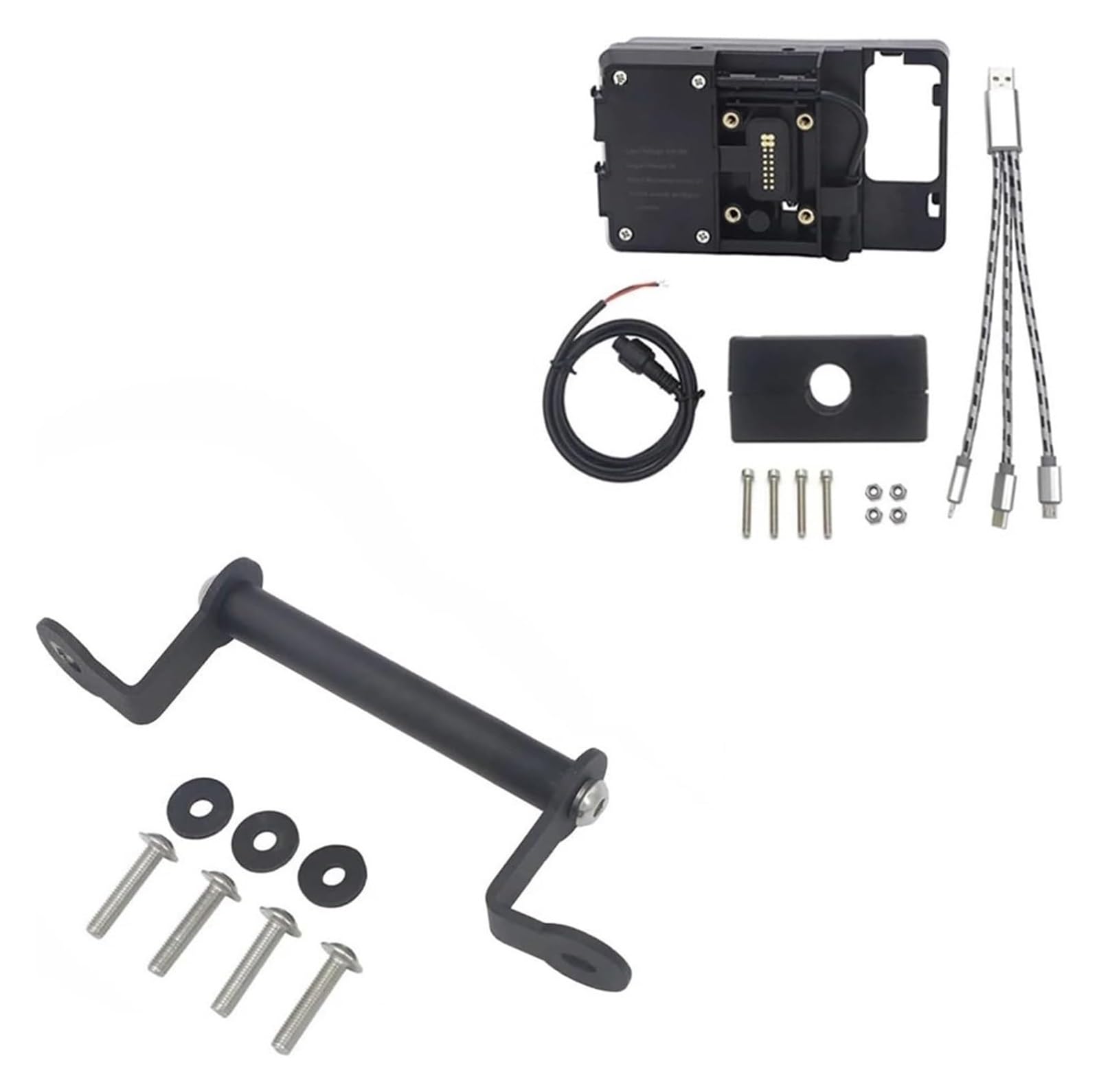 Navigation Halterung Für TRACER700 Für Tracer 700 2020 2021 Motorrad Ständer Halter Handy GPS USB Drahtlose Lade Navigation Halterung Navigationshalterung(USB 12mm Stand) von GATAVCTKPY