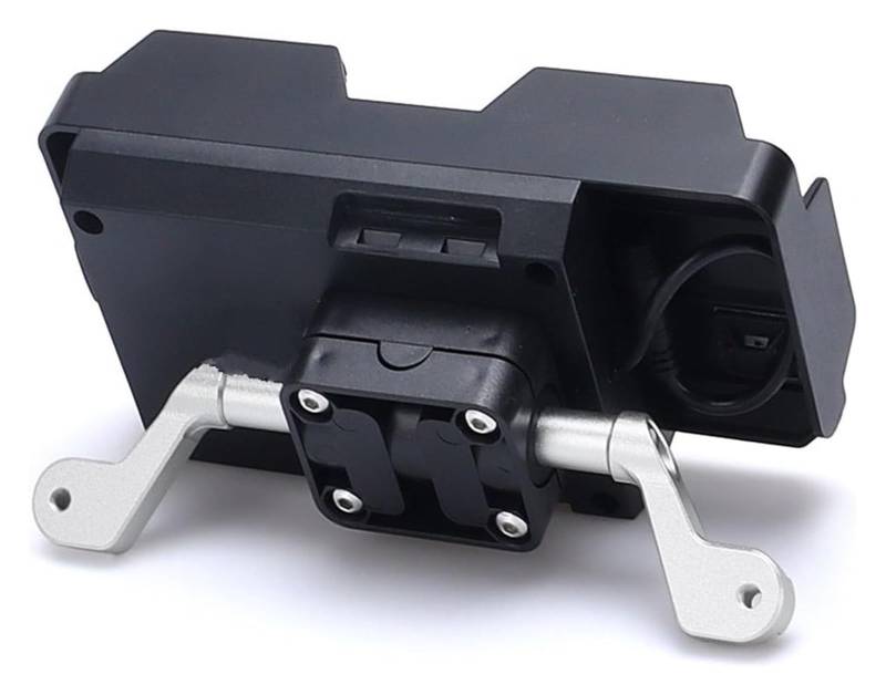 Navigation Halterung Für Tiger 1200 GT Für Pro 2023 Navigation Halterung GPS Handy Halter Platte Stehen Anzupassen Unterstützung Motorrad Telefon Halterung Navigationshalterung(Wireless Silver 12MM) von GATAVCTKPY